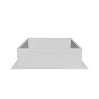 Square Roof Curb for 24" Diameter Vent | 8" high walls