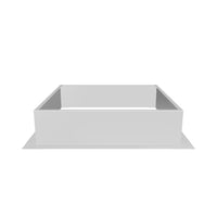 Square Roof Curb for 30" Diameter Vent | 8" high walls