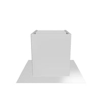 Square Roof Curb for 4" Diameter Vent | 8" high walls