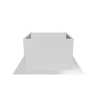 Square Roof Curb for 9" Diameter Vent | 8" high walls