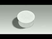 Soffit Vent | Bathroom Soffit Vent  |  4"  Diameter  | White