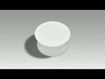 Soffit Vent | Bathroom Soffit Vent  |  4"  Diameter  | White