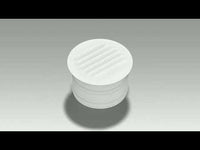 Soffit Vent | Bathroom Soffit Vent  |  3"  Diameter  | White