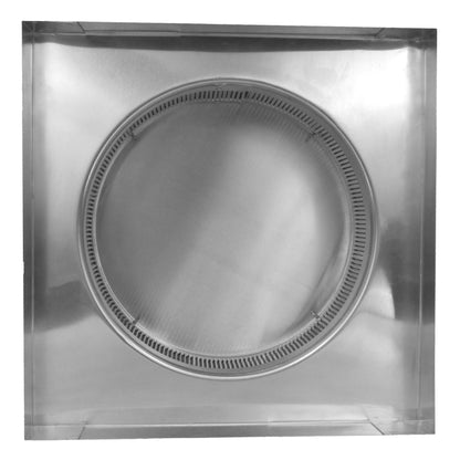 Model RBV-12-C2-CMF | Round Back Static Vent |  12" Diameter | 2" Tall Collar  |  113 Sq. In. NFA