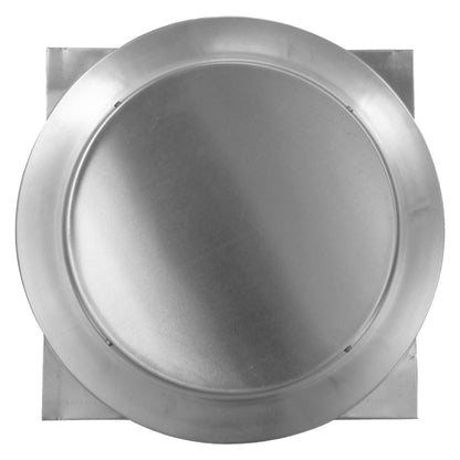 Model RBV-12-C2-CMF | Round Back Static Vent |  12" Diameter | 2" Tall Collar  |  113 Sq. In. NFA