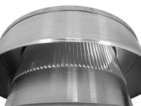 Static Vent 8" with Curb Mount Sub Base - Round Back Vent | 8" Diameter | 2" Tall Collar | 50 Sq. In. NFA - Active Ventilation Products
