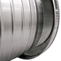 Roof Louver - Pop Vent | 14" Diameter | 8" Tall Collar | Flat Flange | 144 Sq. In. NFA - Active Ventilation Products