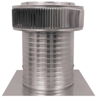 Model AF - 12 - C12 | Aura Fan | 12" Diameter | 12" Tall Collar | Flat Flange | CFM: 800 - Active Ventilation Products