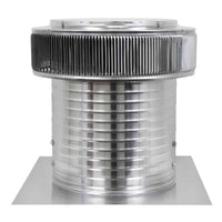 Model AF - 14 - C12 | Aura Fan | 14" Diameter | 12" Tall Collar | Flat Flange | CFM: 1000 - Active Ventilation Products