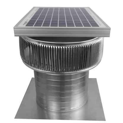 10 inch Aura Solar Attic Fan with 8 inch Tall Collar -Model ASF-10-C8