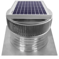 Model ASF - 12 - C6 | Aura Solar Fan | 12" Diameter | 6" Tall Collar | CFM: 740 - Active Ventilation Products