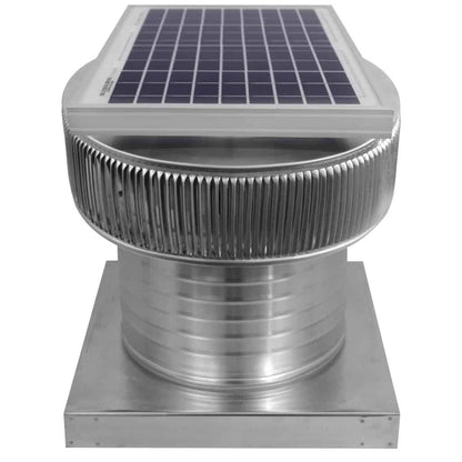 12 inch Solar Fan with Curb Mount Flange - Model ASF-12-C8-CMF