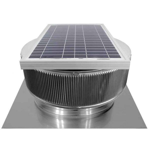 16 inch Aura Solar Attic Fan with 2 inch Tall Collar - Model ASF-16-C2