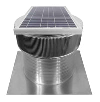 Model ASF - 16 - C8 | Aura Solar Fan | 16" Diameter | 8" Tall Collar | CFM: 1375 - Active Ventilation Products