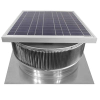Model ASF - 18 - C2 | Aura Solar Fan | 18" Diameter | 2" Tall Collar | CFM: 1740 - Active Ventilation Products