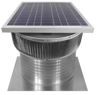 Model ASF - 18 - C8 | Aura Solar Fan | 18" Diameter | 8" Tall Collar | CFM: 1740 - Active Ventilation Products