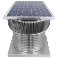 Aura Solar Exhaust Fan 2,029 CFM | 20" Diameter | 12" Tall Collar | Curb Mount Flange - Active Ventilation Products