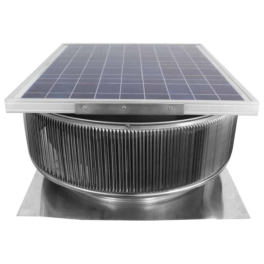 20 inch Aura Solar Attic Fan with 2 inch Tall Collar - Model ASF-20-C2