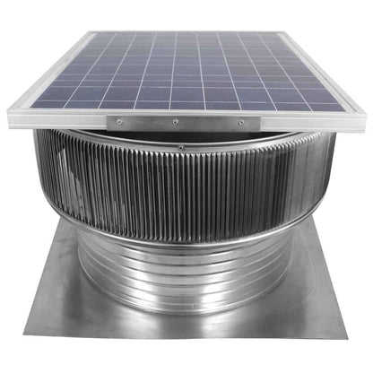 20 inch Aura Solar Attic Fan with 8 inch Tall Collar - Model ASF-20-C8