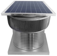 Aura Solar Exhaust Fan 2,971 CFM | 24" Diameter | 12" Tall Collar | Curb Mount Flange - Active Ventilation Products