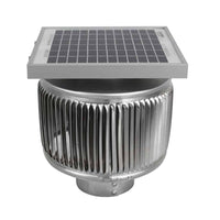 Model ASF - 3 - PVC | Aura Solar Fan | 3" Diameter | PVC Pipe Schedule 40 & 80 - Active Ventilation Products