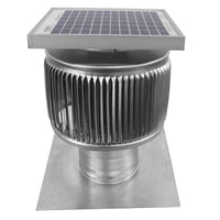 Model ASF - 4 - C2 | Aura Solar Fan | 4" Diameter | 2" Tall Collar | CFM: 91 - Active Ventilation Products