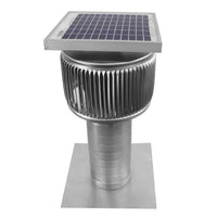 Model ASF - 4 - C8 | Aura Solar Fan | 4" Diameter | 8" Tall Collar | CFM: 91 - Active Ventilation Products