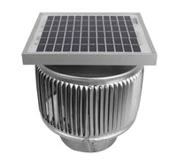 Model ASF - 4 - PVC | Aura Solar Fan | 4" Diameter | PVC Pipe Schedule 40 & 80 - Active Ventilation Products