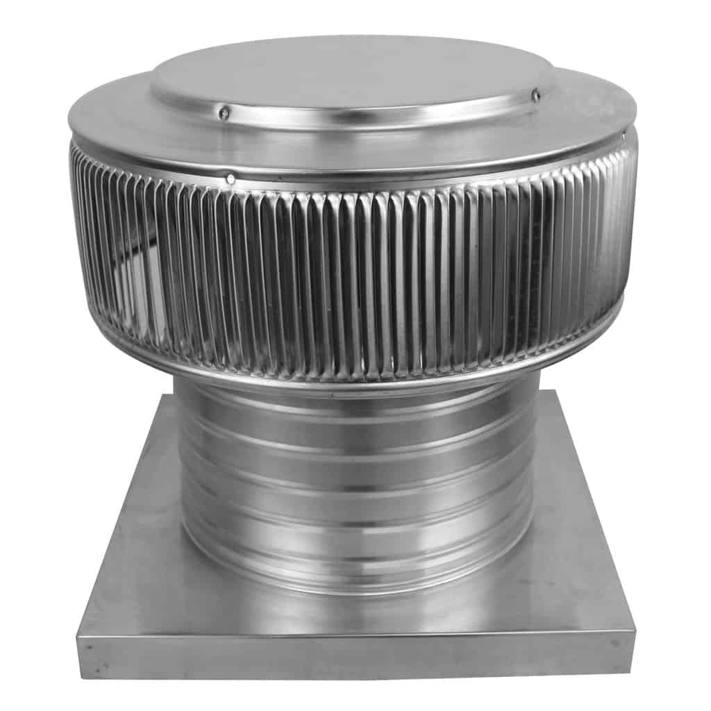 10 inch Roof Vent | Aura Gravity Roof Vent with Curb Mount Flange - Model AV-10-C6-CMF