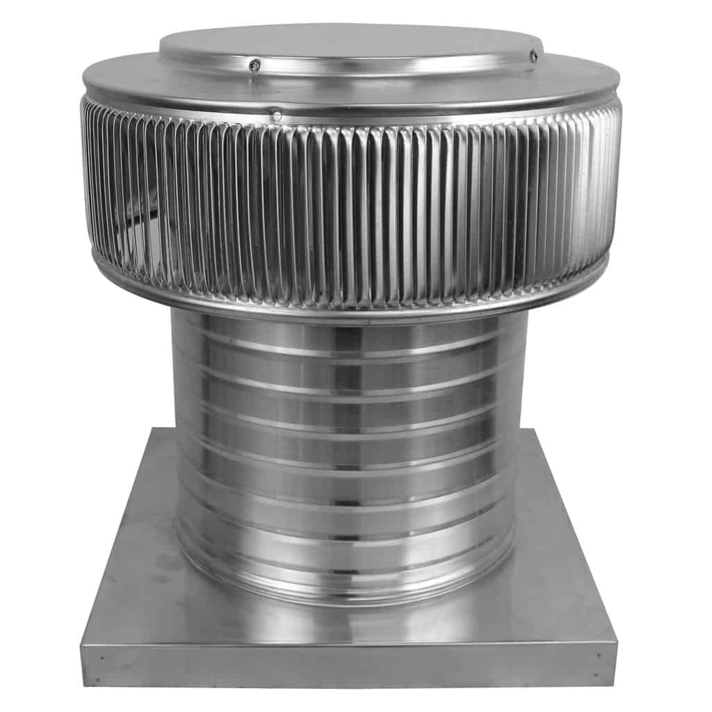 Aura Gravity Roof Ventilator 78 NFA |  10" Diameter | 8" Tall Collar  | Curb Mount Flange