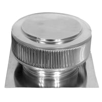 Gravity Ventilator - Aura Ventilator | 12" Diameter | 2" Tall Collar | Flat Base - Active Ventilation Products