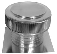 Gravity Ventilator - Aura Ventilator | 12" Diameter | 6" Tall Collar | Flat Base - Active Ventilation Products