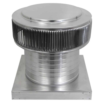 12 inch Roof Vent - Aura Gravity Roof Vent with Curb Mount Flange - AV-12-C8-CMF