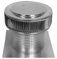 Gravity Ventilator - Aura Ventilator | 12" Diameter | 8" Tall Collar | Flat Base - Active Ventilation Products