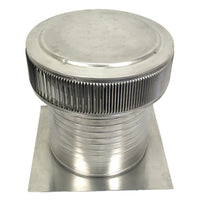 Gravity Ventilator - Aura Ventilator | 144 NFA | 14" Diameter | 12" Tall Collar | Flat Base - Active Ventilation Products