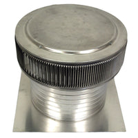 Gravity Ventilator - Aura Ventilator | 14" Diameter | 8" Tall Collar | Flat Base | 144 Sq. In. NFA - Active Ventilation Products