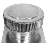 Gravity Vent - Aura Ventilator | 200 NFA | 16" Diameter | 4" Tall Collar | Flat Base | 200 Sq. In. NFA - Active Ventilation Products