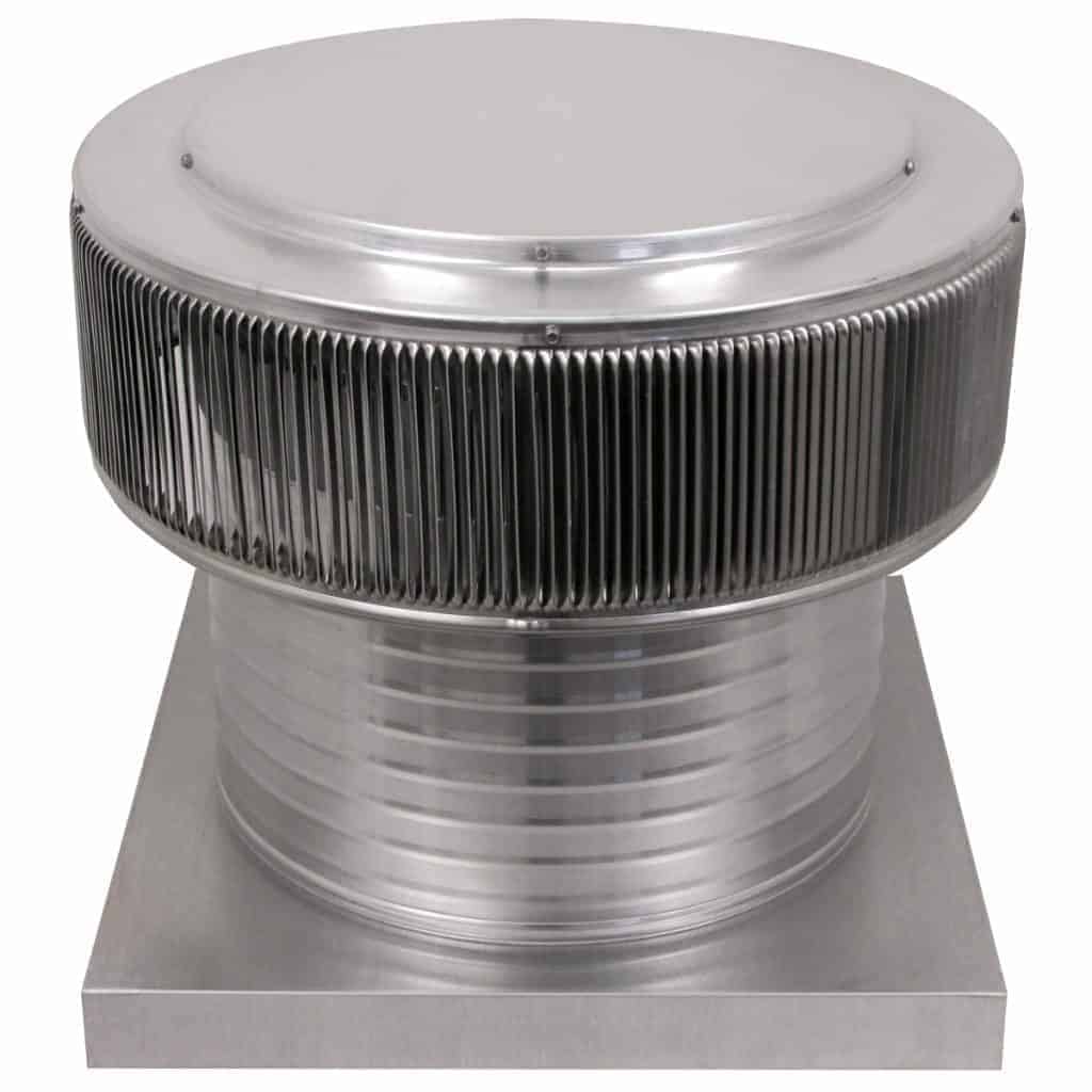 16 inch Roof Vent | Aura Gravity Roof Vent with Curb Mount Flange - AV-16-C8-CMF