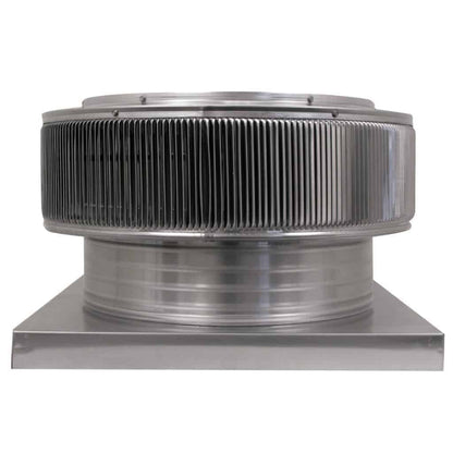 18 inch Roof Vent | Aura Gravity Roof Vent with Curb Mount Flange - AV-18-C4-CMF Side