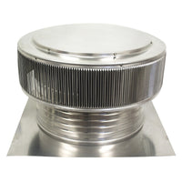 Gravity Vent - Aura Ventilator | 254 NFA | 18" Diameter | 6" Tall Collar | Flat Base - Active Ventilation Products