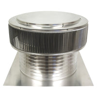 Gravity Vent - Aura Ventilator | 254 NFA | 18" Diameter | 8" Tall Collar | Flat Base - Active Ventilation Products
