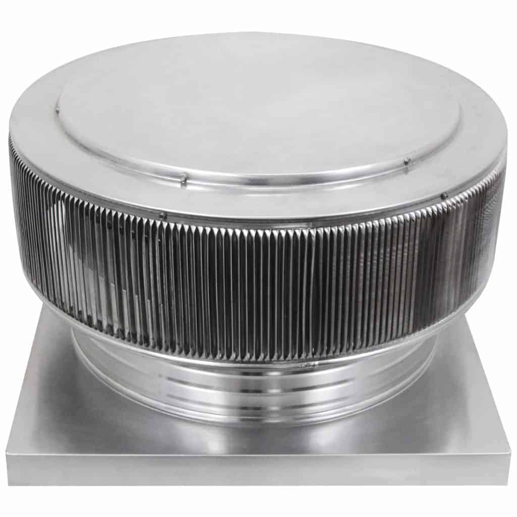 20 inch Roof Vent | Aura Gravity Roof Vent with Curb Mount Flange - AV-20-C4-CMF