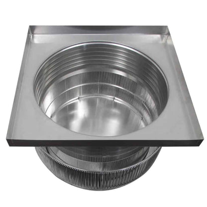 24 inch Roof Vent with Curb Mount Flange | Aura Gravity Vent AV-24-C6-CMF