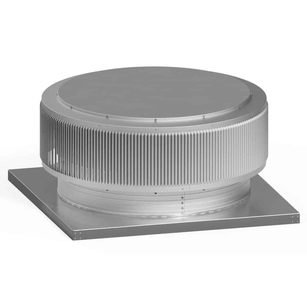 Model AV-36-C4-CMF | Aura Ventilator |  36" Diameter | 4" Tall Collar  | Curb Mount Flange | 1017 Sq. In. NFA