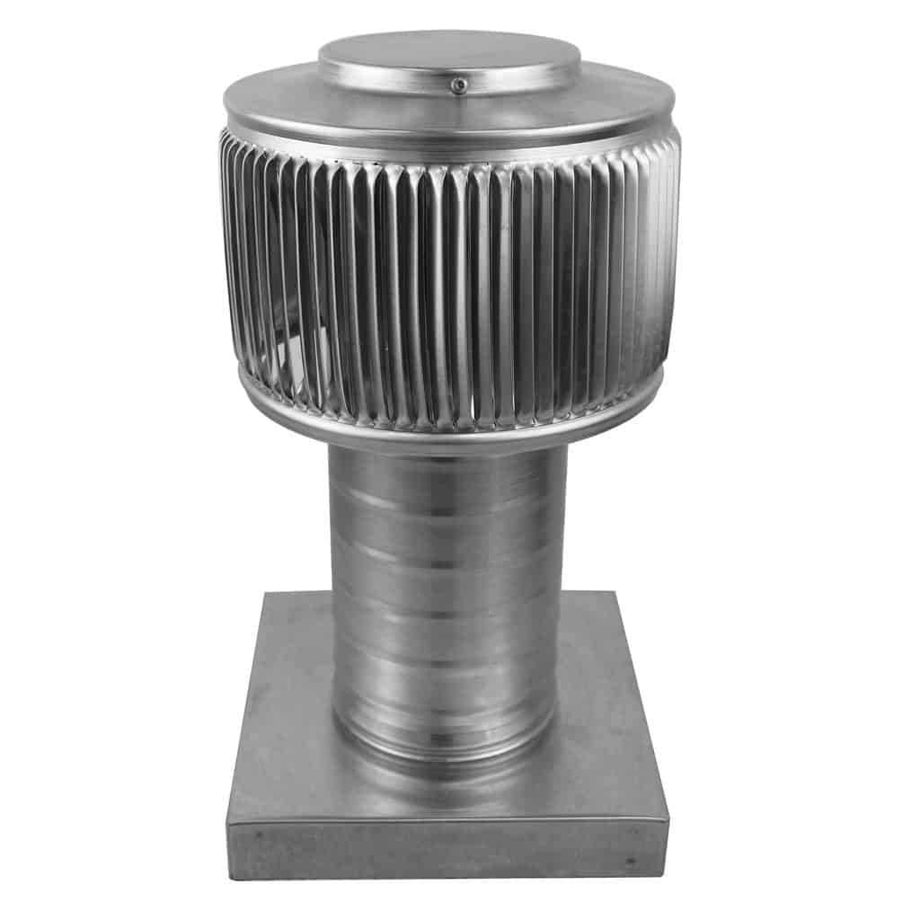 4 inch Roof Vent - Aura Gravity Ventilator with Curb Mount Flange