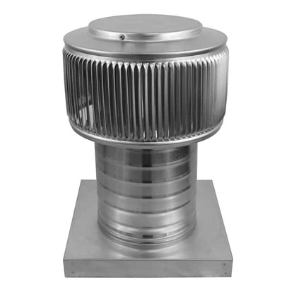 6 inch Roof Vent | Aura Gravity Roof Vent with Curb Mount Flange - Model AV-6-C6-CMF