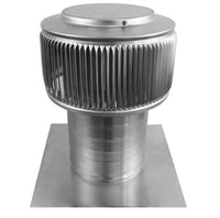 Gravity Ventilator - Aura Ventilator | 6" Diameter | 6" Tall Collar | Flat Base - Active Ventilation Products