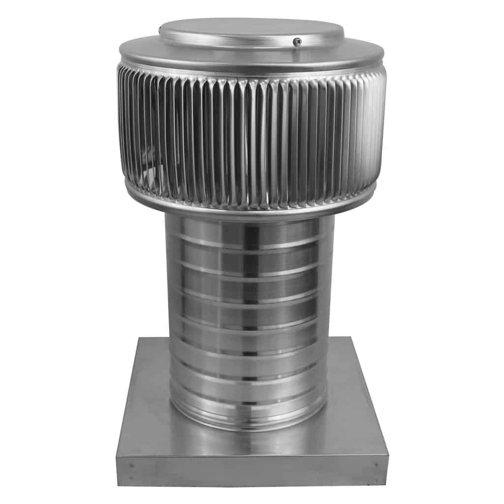 6 inch Roof Vent | Aura Gravity Roof Vent with Curb Mount Flange - Model AV-6-C8-CMF