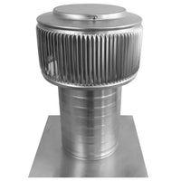 Gravity Ventilator - Aura Ventilator | 6" Diameter | 8" Tall Collar | Flat Base - Active Ventilation Products