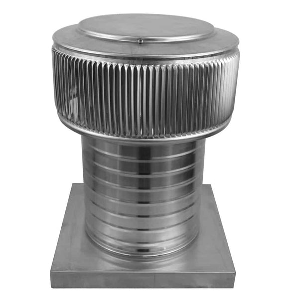 8 inch Roof Vent | Aura Gravity Roof Vent with Curb Mount Flange - Model AV-8-C8-CMF